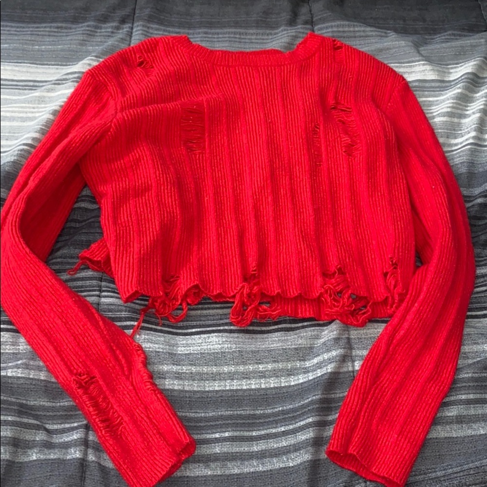 Cropped sweater